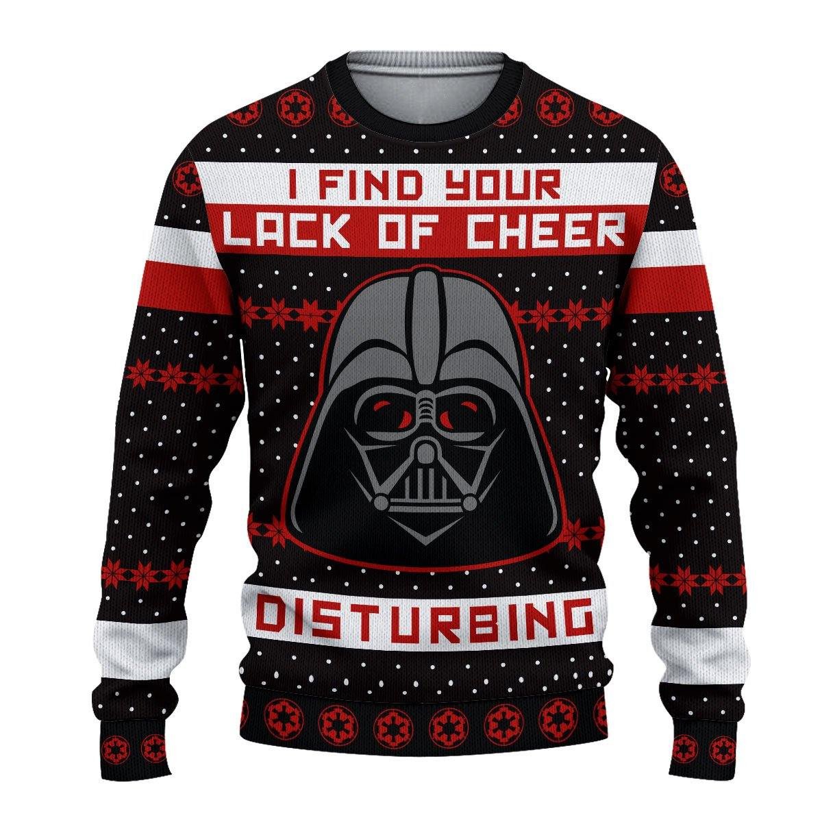 Cheer Darth Vader Ugly Christmas Sweater, Christmas Ugly Sweater,Christmas Gift,Gift Christmas 2022