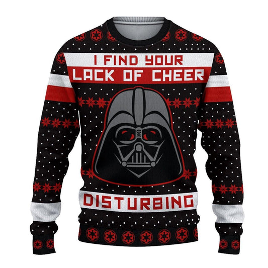 Cheer Darth Vader Ugly Christmas Sweater, Christmas Ugly Sweater,Christmas Gift,Gift Christmas 2022
