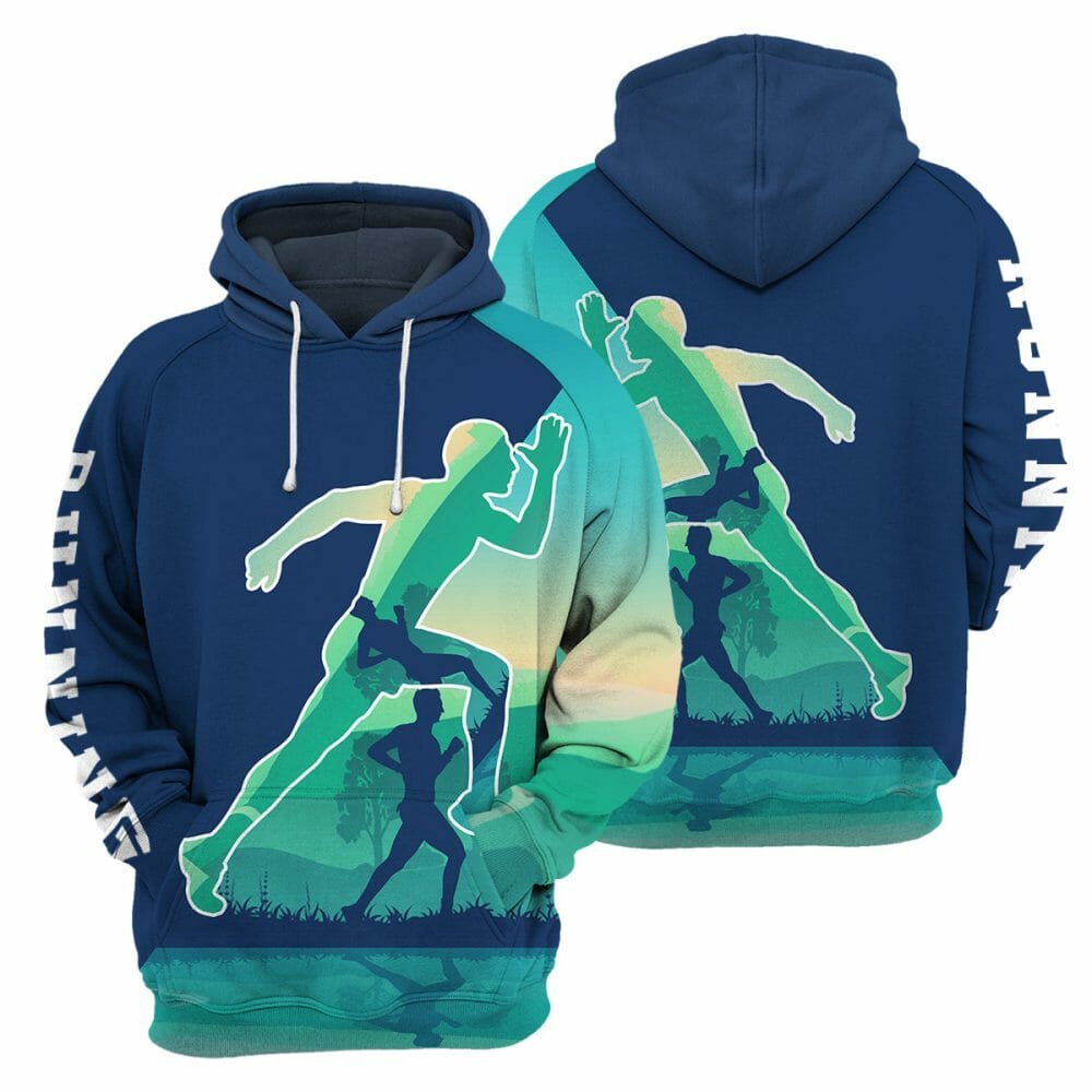 Man Running - 3D All Over Printed Shirt Tshirt Hoodie Apparel