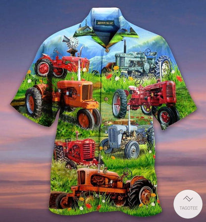 Tractors Hawaiian Shirt, Hawaiian Shirt Gift, Christmas Gift