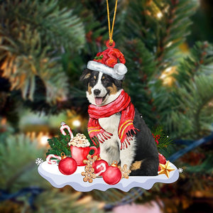 Australian Shepherd 2-Better Christmas Hanging Christmas Plastic Hanging Ornament, Christmas Ornament Gift, Christmas Gift, Christmas Decoration