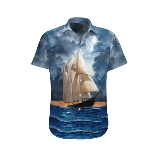 Anniversary of the bluenose hawaiian shirt, Hawaiian Shirt Gift, Christmas Gift