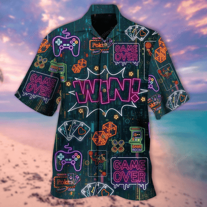 Life Is A Game Play It And You Will Win Hawaiian Shirt, Hawaiian Shirt Gift, Christmas Gift