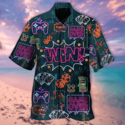Life Is A Game Play It And You Will Win Hawaiian Shirt, Hawaiian Shirt Gift, Christmas Gift
