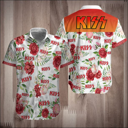Kiss Hawaiian Shirt, Hawaiian Shirt Gift, Christmas Gift
