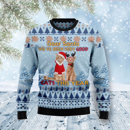 Cat Dear Santa Ugly Christmas Sweater, Christmas Ugly Sweater,Christmas Gift,Gift Christmas 2022