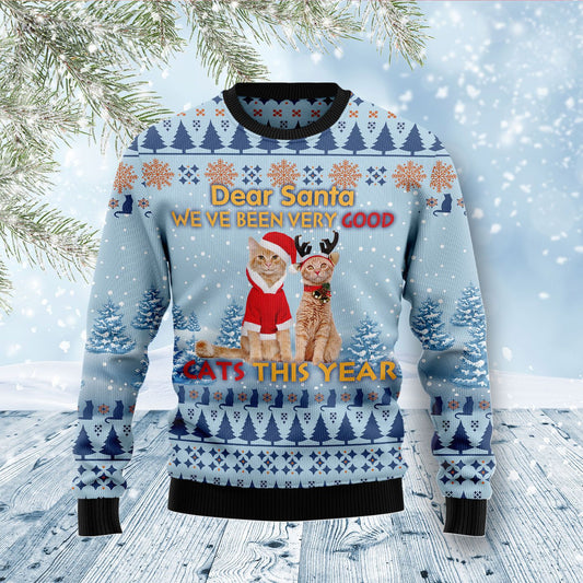 Cat Dear Santa Ugly Christmas Sweater, Christmas Ugly Sweater,Christmas Gift,Gift Christmas 2022