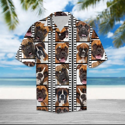 Save The Best Memories Of Boxer Film Pattern Hawaiian Shirt, Hawaiian Shirt Gift, Christmas Gift