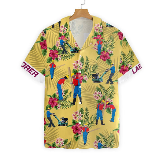 Strong Laborer The Blooming Design Hawaiian Shirt, Hawaiian Shirt Gift, Christmas Gift