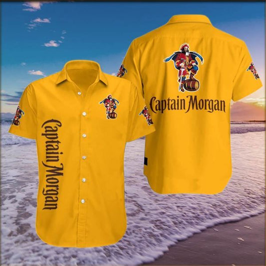 Captain Morgan Hawaiian Shirt, Hawaiian Shirt Gift, Christmas Gift