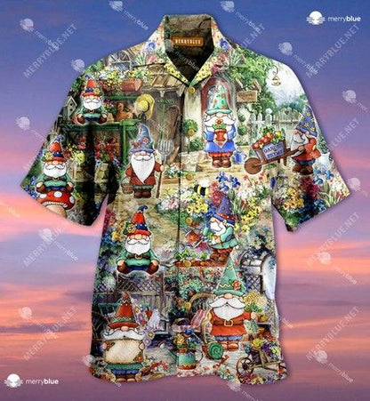 Garden Gnomes Hawaiian Shirt, Hawaiian Shirt Gift, Christmas Gift