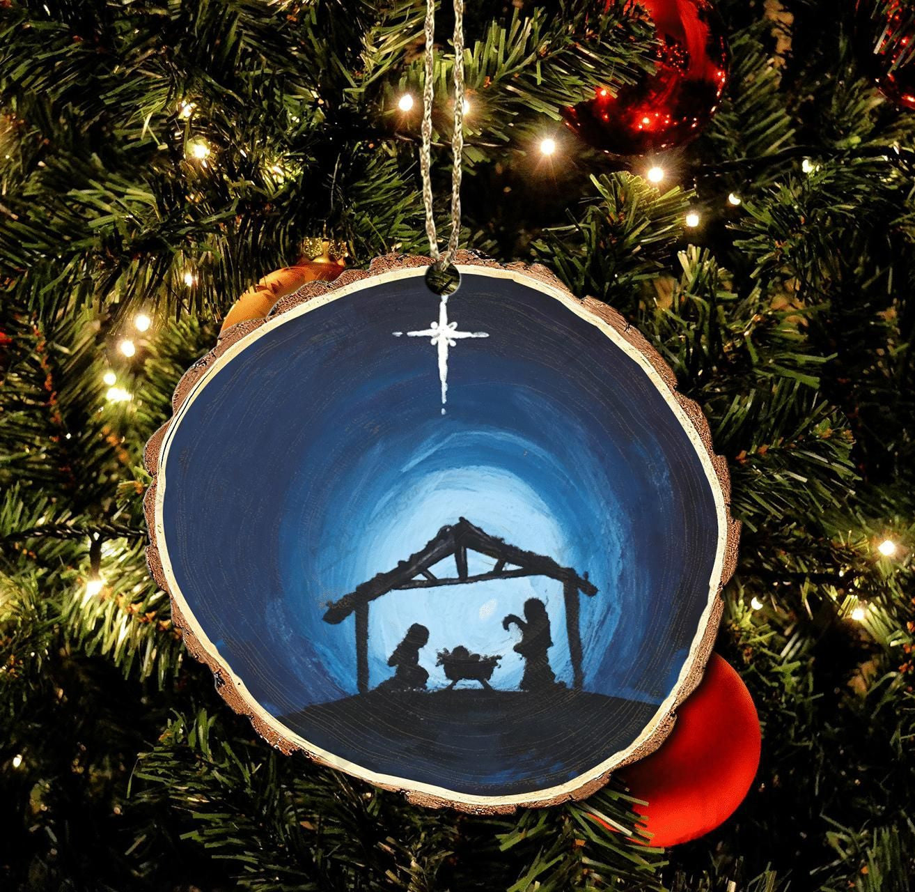 Christmas Night Ornament, Christmas Gift, Christmas Decoration