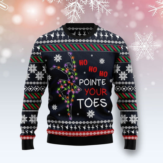 Ballet Pointe Ugly Christmas Sweater, Christmas Ugly Sweater,Christmas Gift,Gift Christmas 2022