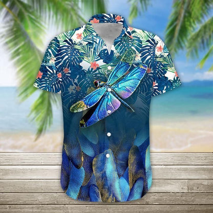 Dragonfly Hawaiian Shirt, Hawaiian Shirt Gift, Christmas Gift