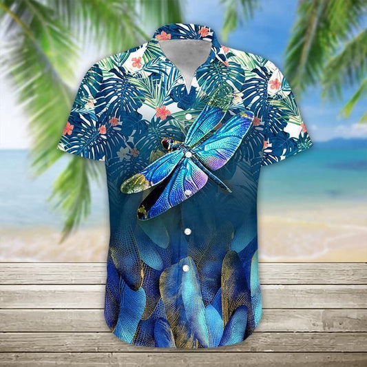 Dragonfly Hawaiian Shirt, Hawaiian Shirt Gift, Christmas Gift
