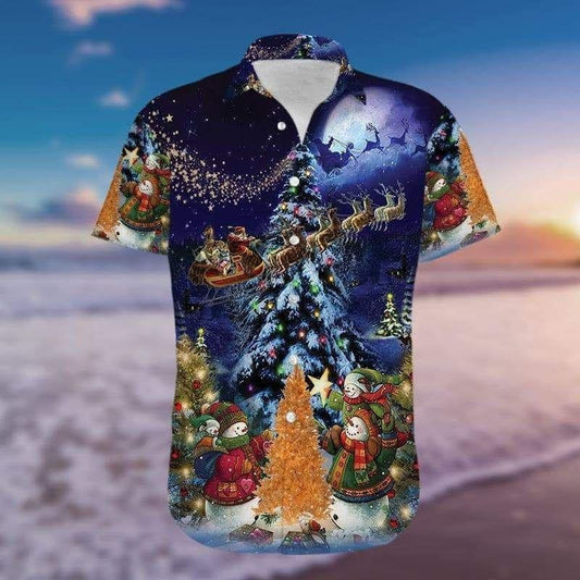 Cool Christmas Family In Love Design Hawaiian Shirt,Hawaiian Shirt Gift, Christmas Gift