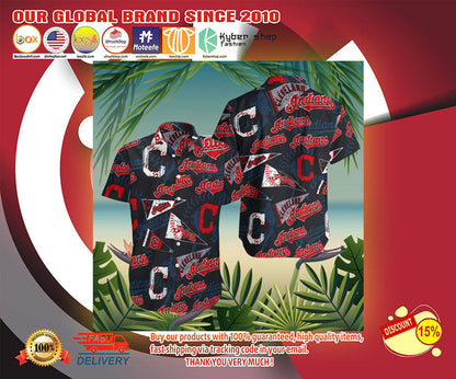 Cleveland Indians Hawaiian Shirt, Hawaiian Shirt Gift, Christmas Gift