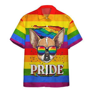 Colorful Pride Awesome Background Design Hawaiian Shirt, Hawaiian For Gift