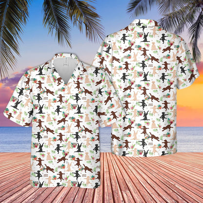Labrador Retriever Dog Lovers Funny Gift Ideas Pattern Hawaiian Shirt, Hawaiian Shirt Gift, Christmas Gift