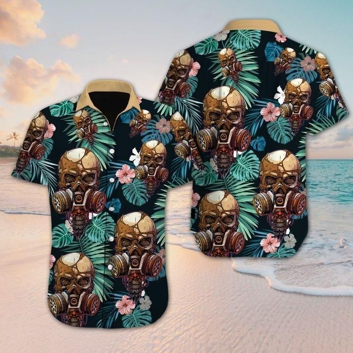 Buy Skull Hawaiian Shirt, Hawaiian Shirt Gift, Christmas Gift