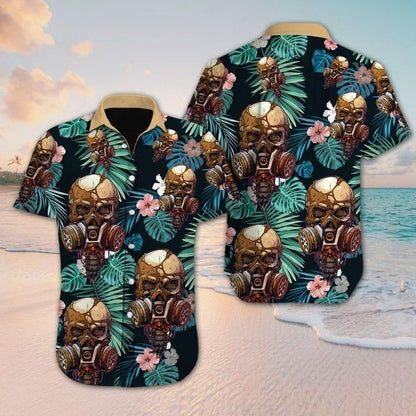 Buy Skull Hawaiian Shirt, Hawaiian Shirt Gift, Christmas Gift