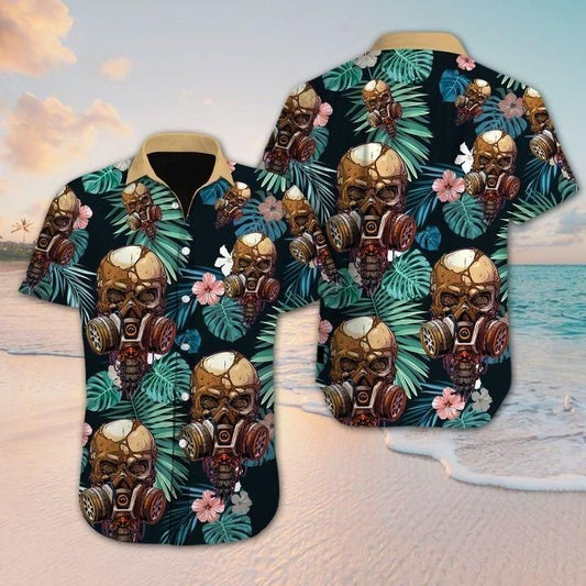 Buy Skull Hawaiian Shirt, Hawaiian Shirt Gift, Christmas Gift