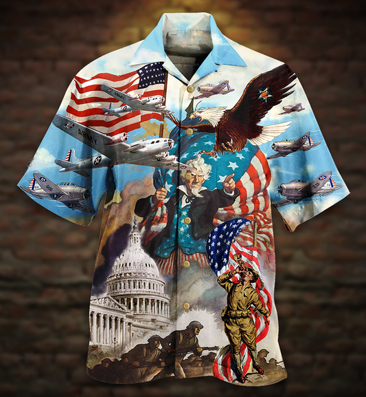 America War And Peace - Hawaiian Shirt, Hawaiian Shirt Gift, Christmas Gift