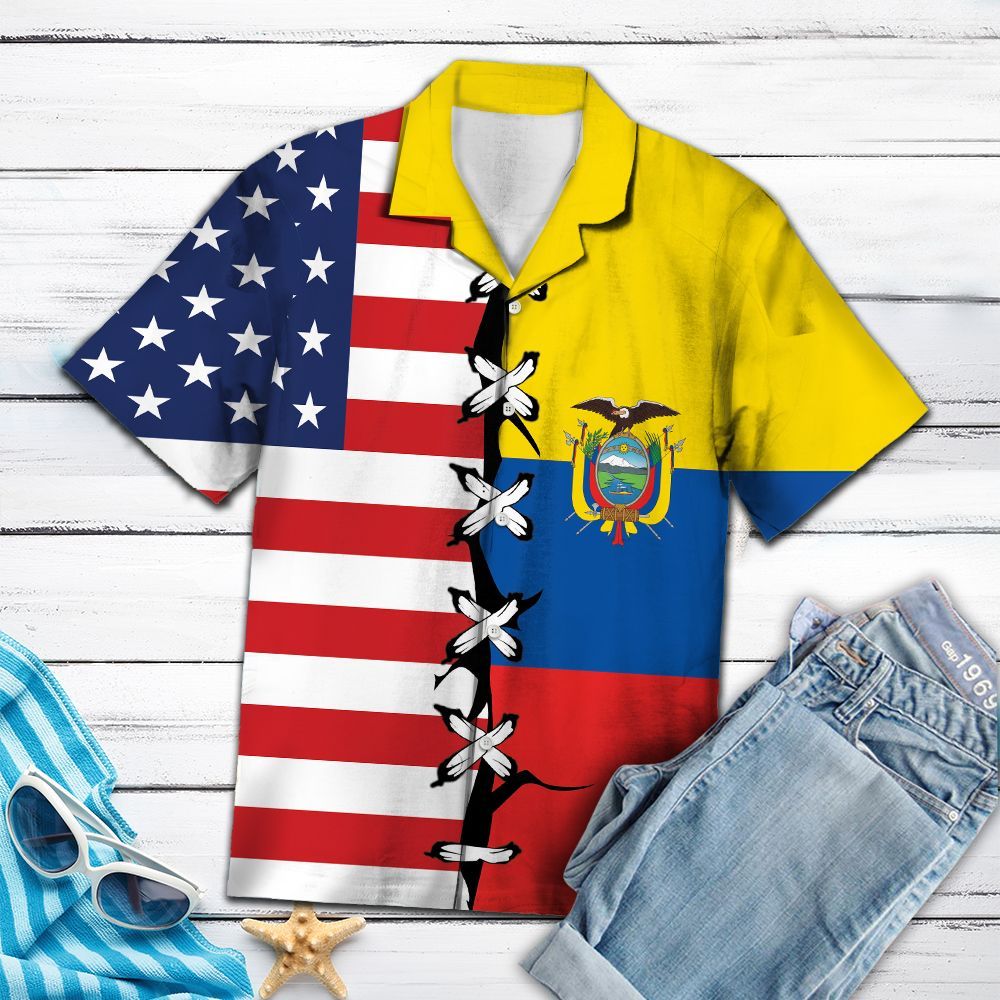 Ecuador Root- Hawaiian Shirt_Hawaiian Shirt Gift, Christmas Gift