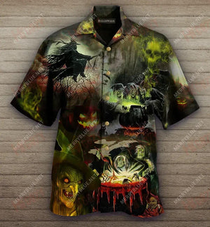 Witches Noticed You Halloween Hawaiian Shirt Hobbies Short Sleeve Hawaiian Crazy Shirts Hawaiian Shirts For Men, Hawaiian Shirt Gift, Christmas Gift