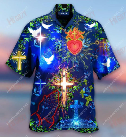 Put God First And You'Ll Be Last Unisex Short Hawaiian Shirt Hobbies Short Sleeve Vintage Hawaiian Shirts Hawaiian Shirts For Women, Hawaiian Shirt Gift, Christmas Gift
