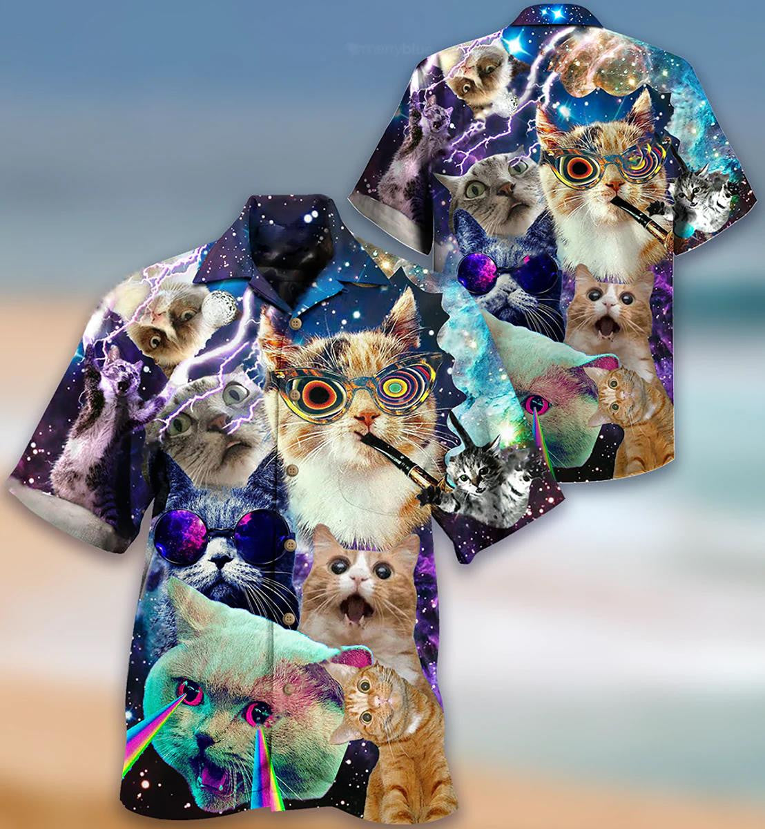 Cats The Battle Flying Cat Rebellion Unique Design Hawaiian Shirt, Hawaiian Shirt Gift, Christmas Gift