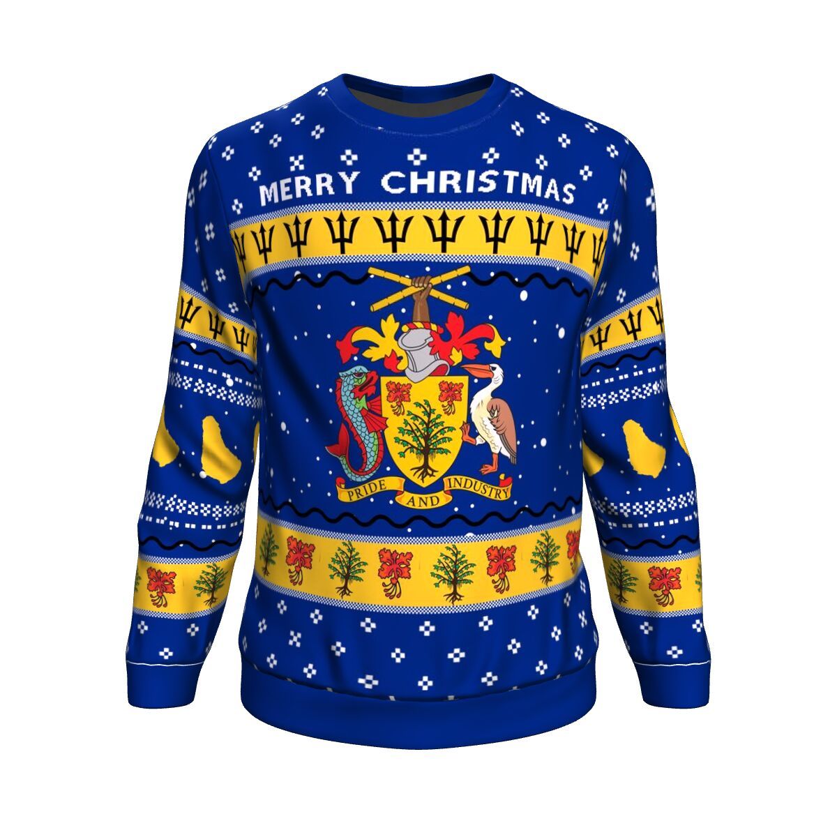 Barbados Christmas Sweater, Christmas Ugly Sweater, Christmas Gift, Gift Christmas 2024