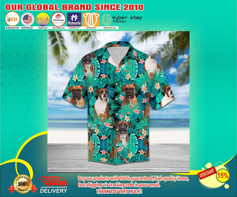 Boxer Hawaiian Shirt, Hawaiian Shirt Gift, Christmas Gift