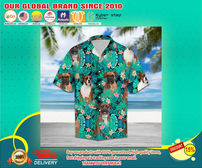 Boxer Hawaiian Shirt, Hawaiian Shirt Gift, Christmas Gift