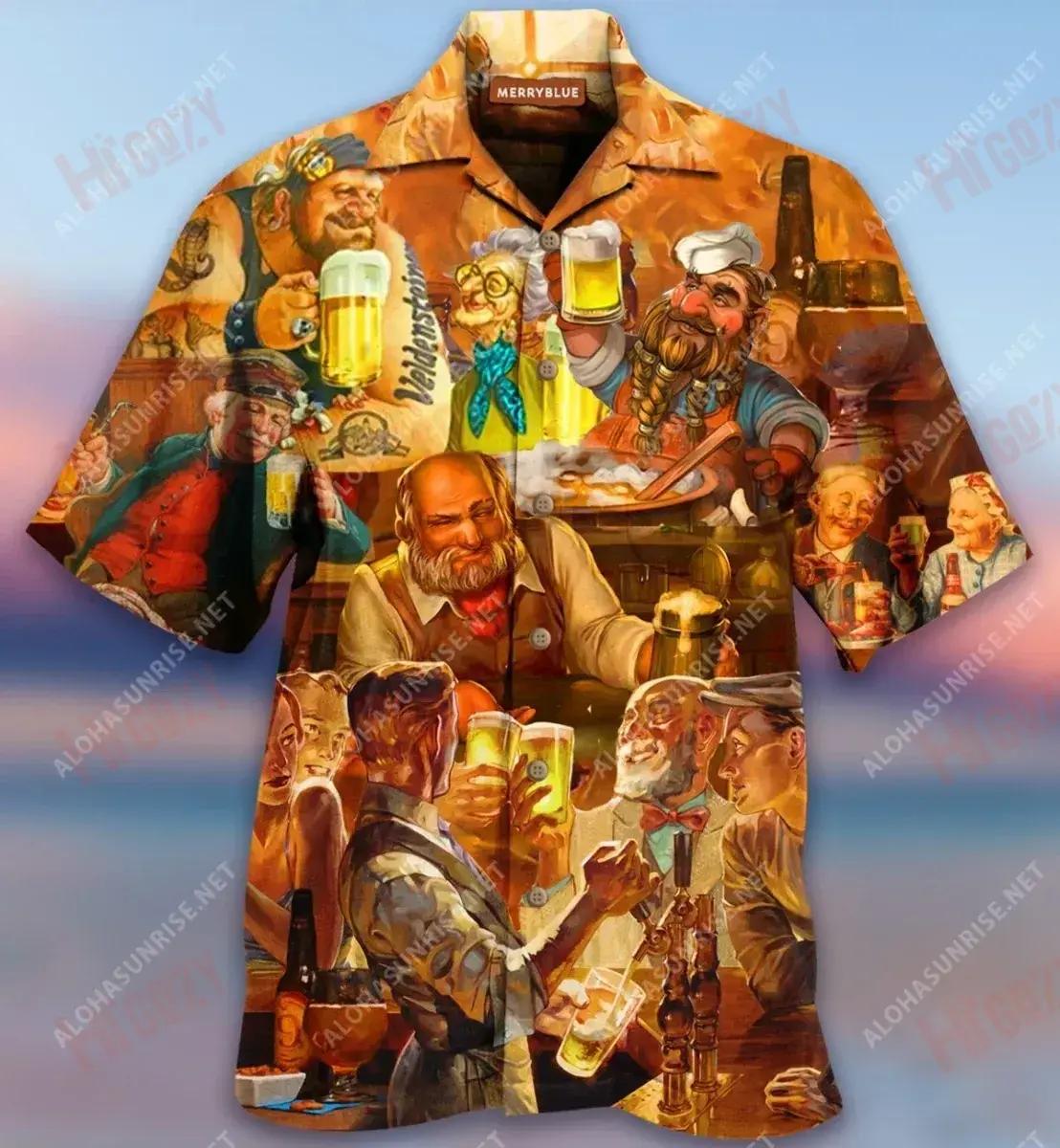Hey You, Drink Together Unisex Hawaiian Shirt Ocean Short Sleeve Vintage Hawaiian Shirts Funny Hawaiian Shirts, Hawaiian Shirt Gift, Christmas Gift