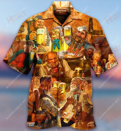Hey You, Drink Together Unisex Hawaiian Shirt Ocean Short Sleeve Vintage Hawaiian Shirts Funny Hawaiian Shirts, Hawaiian Shirt Gift, Christmas Gift