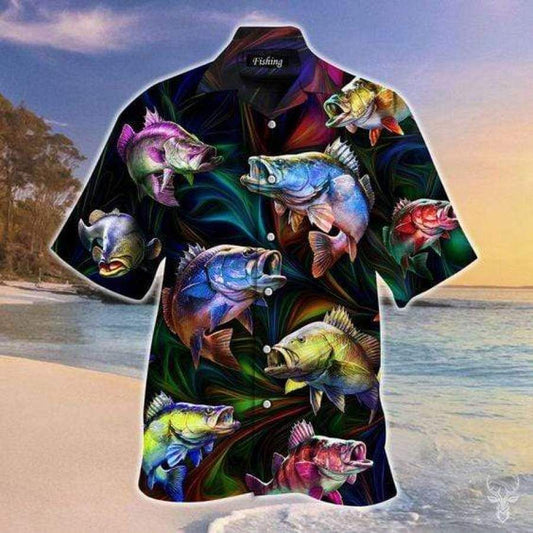 Hawaiian Aloha Aloha Shirts Amazing Fishing Hawaiian Shorts Beach Short Sleeve, Hawaiian Shirt Gift, Christmas Gift