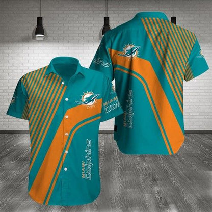 Miami Dolphins Hawaiian Shirt, Hawaiian Shirt Gift, Christmas Gift