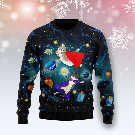 Cat Galaxy Ugly Christmas Sweater,Christmas Gift,Gift Christmas 2022