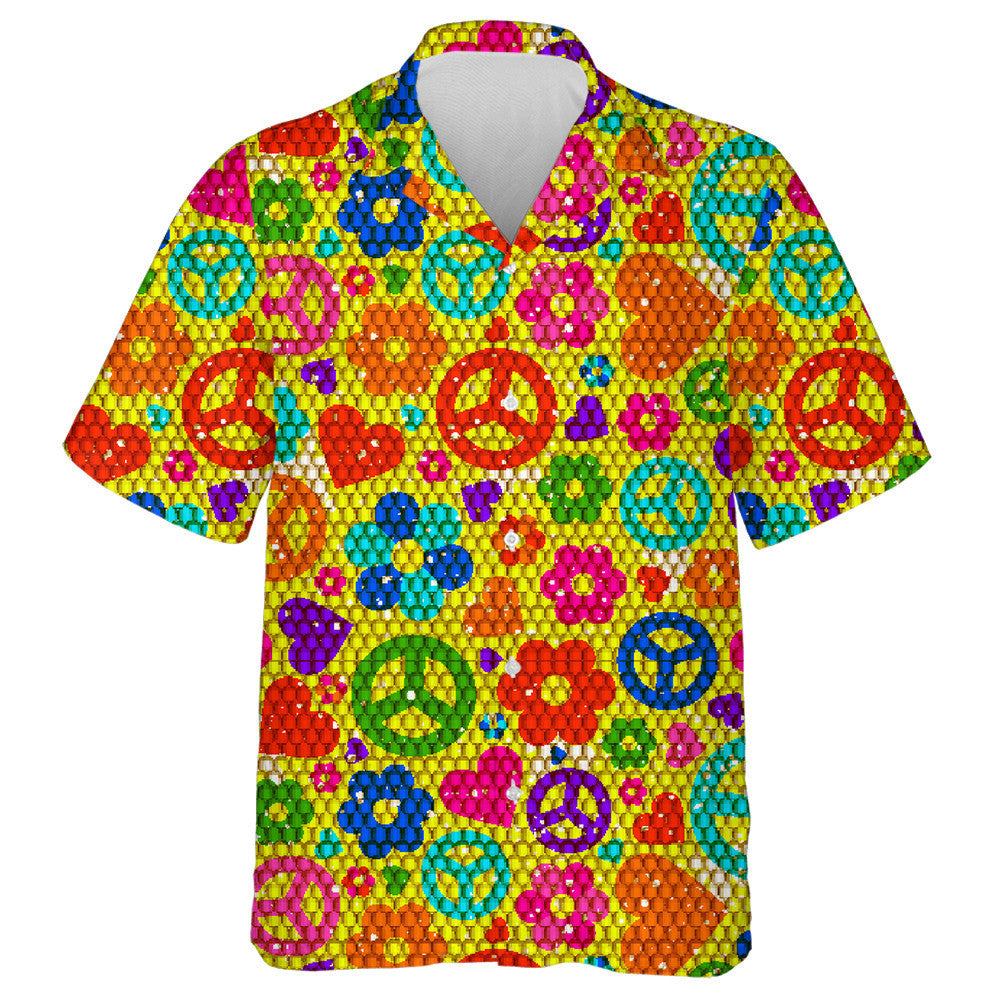 Hand-Drawn Music Instruments And Ornamental Floral Elements Hawaiian Shirt, Hawaiian Shirt Gift, Christmas Gift