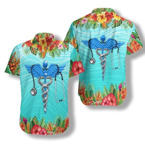 Nurse Hawaiian Shirt Hawaiian Shirt, Hawaiian Shirt Gift, Christmas Gift