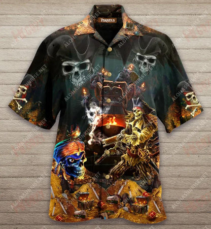 Just A Chasing Booty Life Unisex Hawaiian Shirt Ocean Short Sleeve Custom Hawaiian Shirts Hawaiian Shirts For Women, Hawaiian Shirt Gift, Christmas Gift