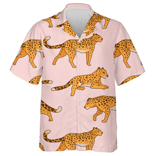 Leopards Laying And Resting Or Walking And Hunting Hawaiian Shirt, Hawaiian Shirt Gift, Christmas Gift