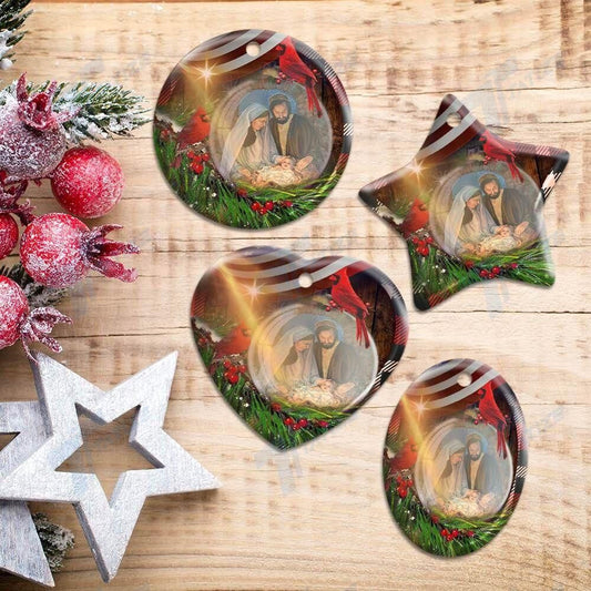 Christ Is Born Ornament, Christmas Gift, Christmas Decoration