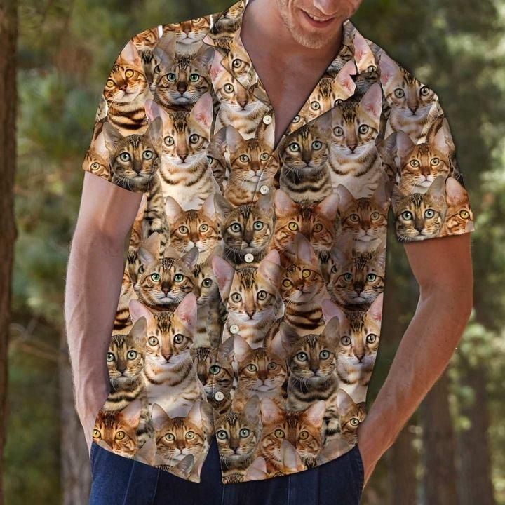 Bengal Hawaiian Shirt, Hawaiian Shirt Gift, Christmas Gift