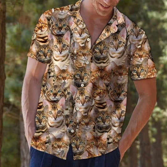 Bengal Hawaiian Shirt, Hawaiian Shirt Gift, Christmas Gift