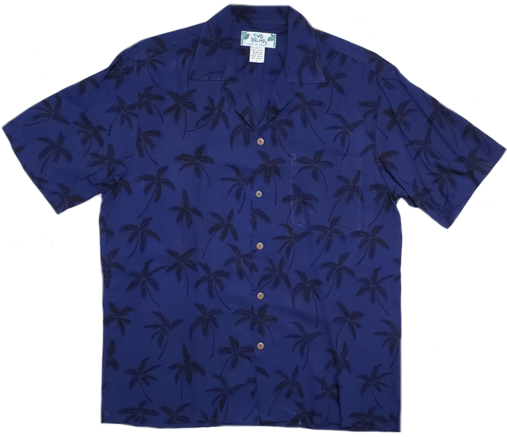 Palm Tree Jungle Hawaiian Aloha Shirt Hawaiian Shorts Beach Short Sleeve, Hawaiian Shirt Gift, Christmas Gift