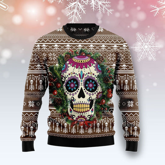 Awesome Sugar Skull Ugly Christmas Sweater,Christmas Ugly Sweater,Christmas Gift,Gift Christmas 2022