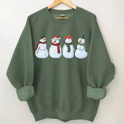 Snowman Christmas Sweatshirt, Christmas Shirt, Christmas Sweatshirt Cute, Christmas Winter Sweatshirt
