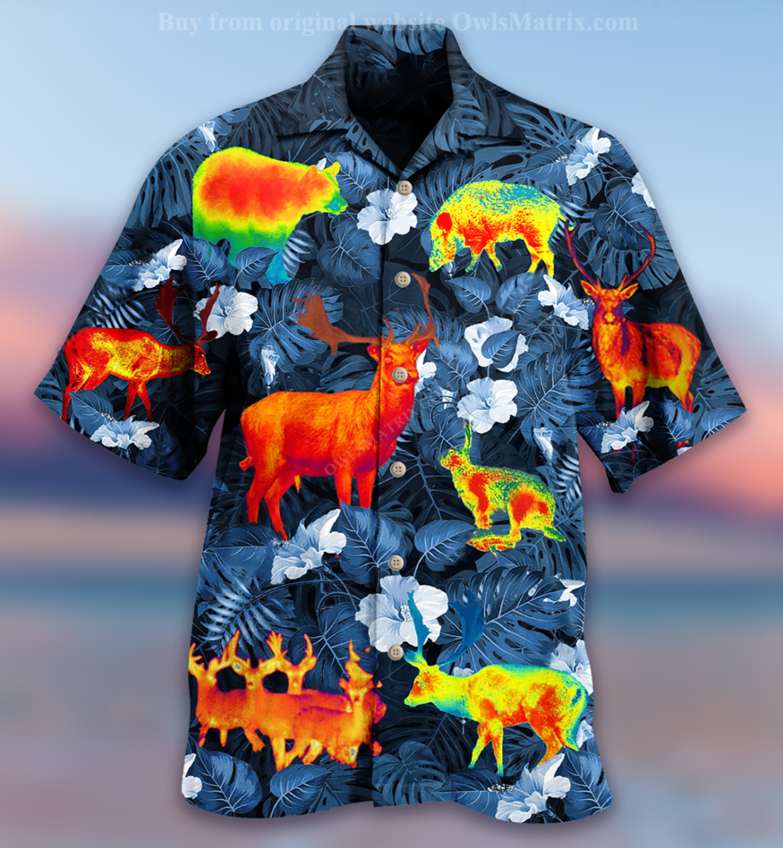 Animals And Night - Hawaiian Shirt, Hawaiian Shirt Gift, Christmas Gift